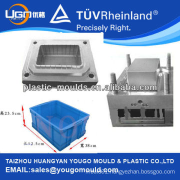 TUV assessment crate injection mould fish storage box mould and crate injection mould manufacturer China